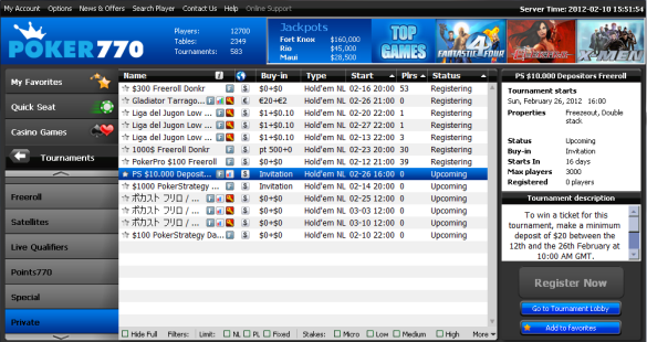 poker770 $10k