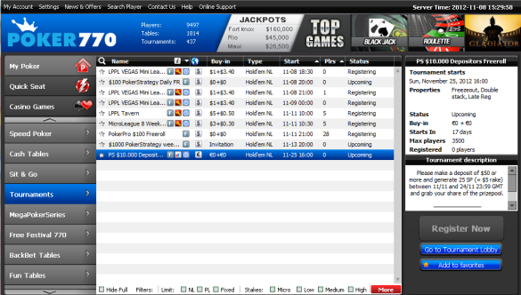 Poker770 $10k