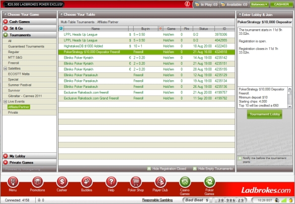 Ladbrokes Poker