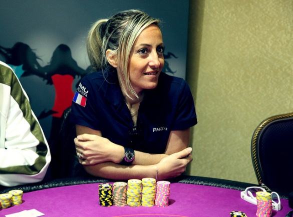 another woman playing