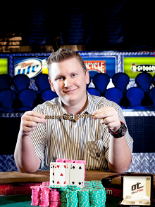 Bracelet winner Ben Lamb
