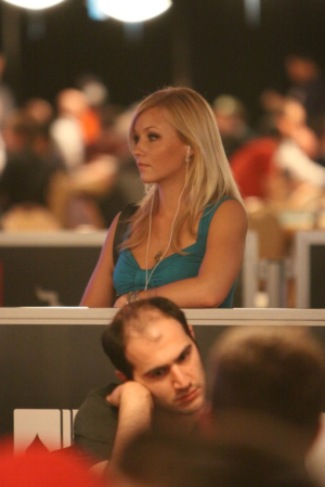 chick on rail