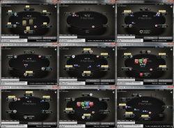 Multi-tabling on PokerStars