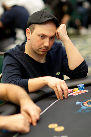 Nick Yunis, PCA High Roller Day 1 leader