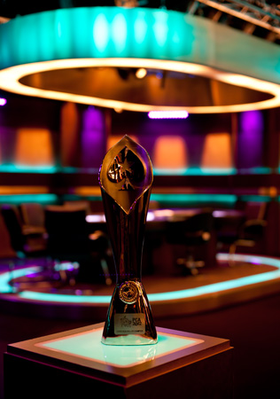 The PCA 2012 Super High Roller trophy