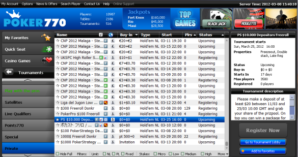 poker770 screenshot