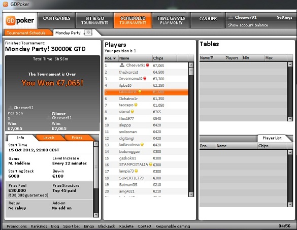 GDpoker Monday Party GDpoker Monday Party