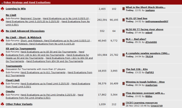 Forum screenshot