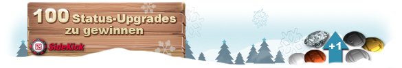 100 Status-Upgrades zu gewinnen! 100x status upgrades to be won!