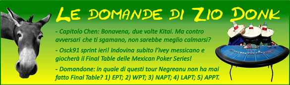 Le domande di Zio Donk Le domande di Zio Donk