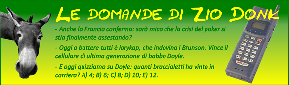 Le domande di Zio Donk Le domande di Zio Donk