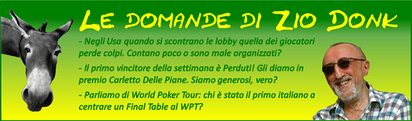 Le domande di Zio Donk Le domande di Zio Donk
