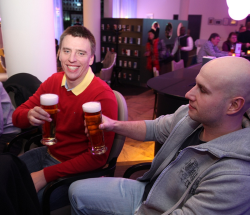 Our Polish Black Members at the reception drinks