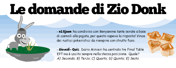Le domande di Zio Donk Le domande di Zio Donk