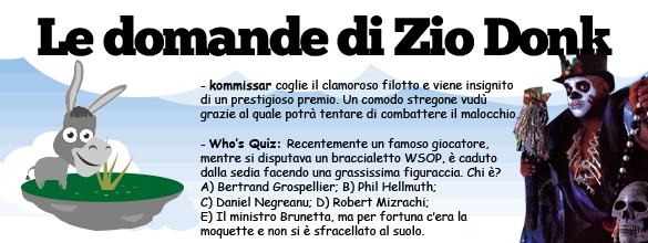 Le domande di Zio Donk Le domande di Zio Donk