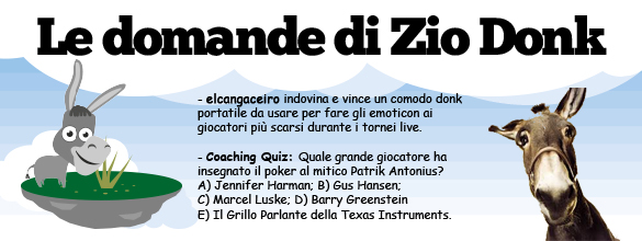 Le domande di Zio Donk Le domande di Zio Donk