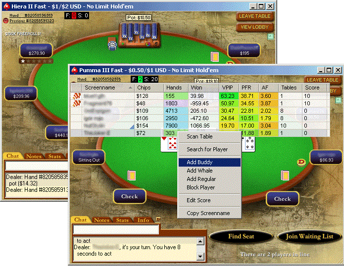 TableScan Turbo HUD
