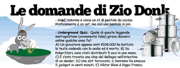 Le domande di Zio Donk Le domande di Zio Donk