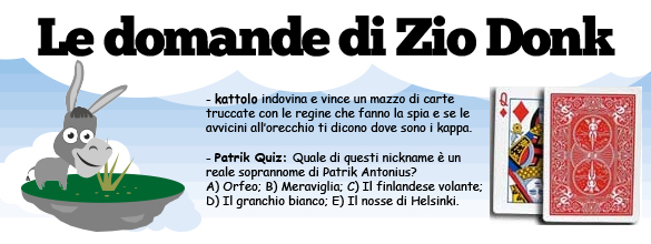 Le domande di Zio Donk Le domande di Zio Donk