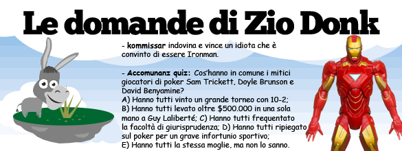 Le domande di Zio Donk Le domande di Zio Donk