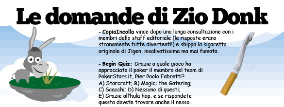Le domande di Zio Donk Le domande di Zio Donk