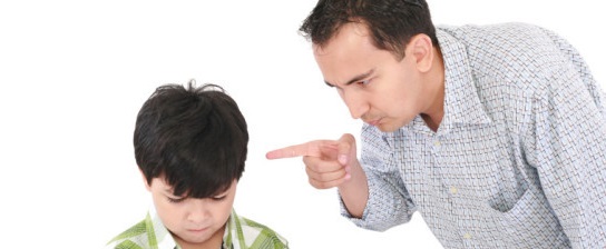 told off