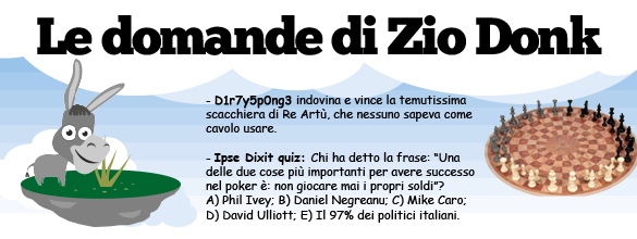 Le domande di Zio Donk Le domande di Zio Donk