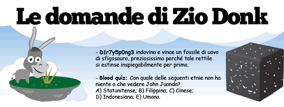 Le domande di Zio Donk Le domande di Zio Donk