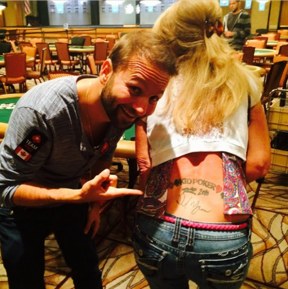 Negreanu fan tattoo Negreanu fan tattoo