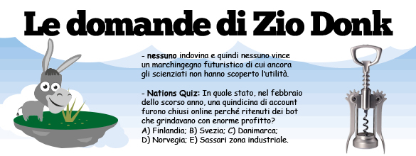 Le domande di Zio Donk Le domande di Zio Donk