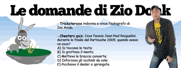 Le domande dello Zio Donk Le domande dello Zio Donk