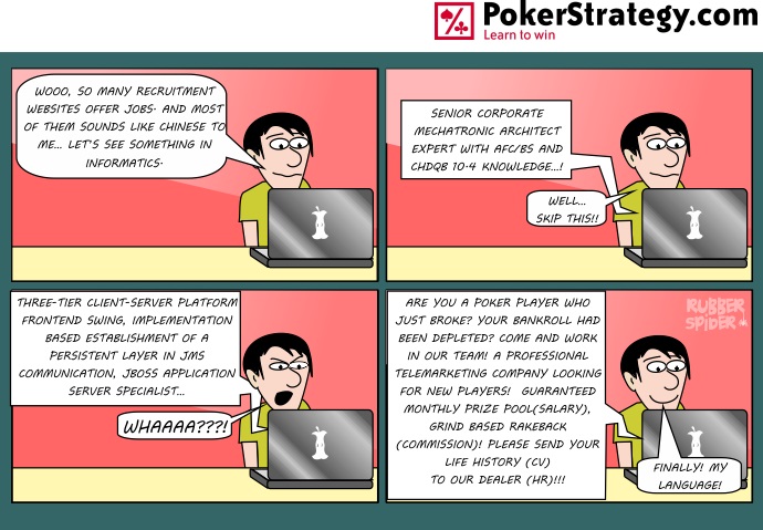 Lustige Pokercartoons