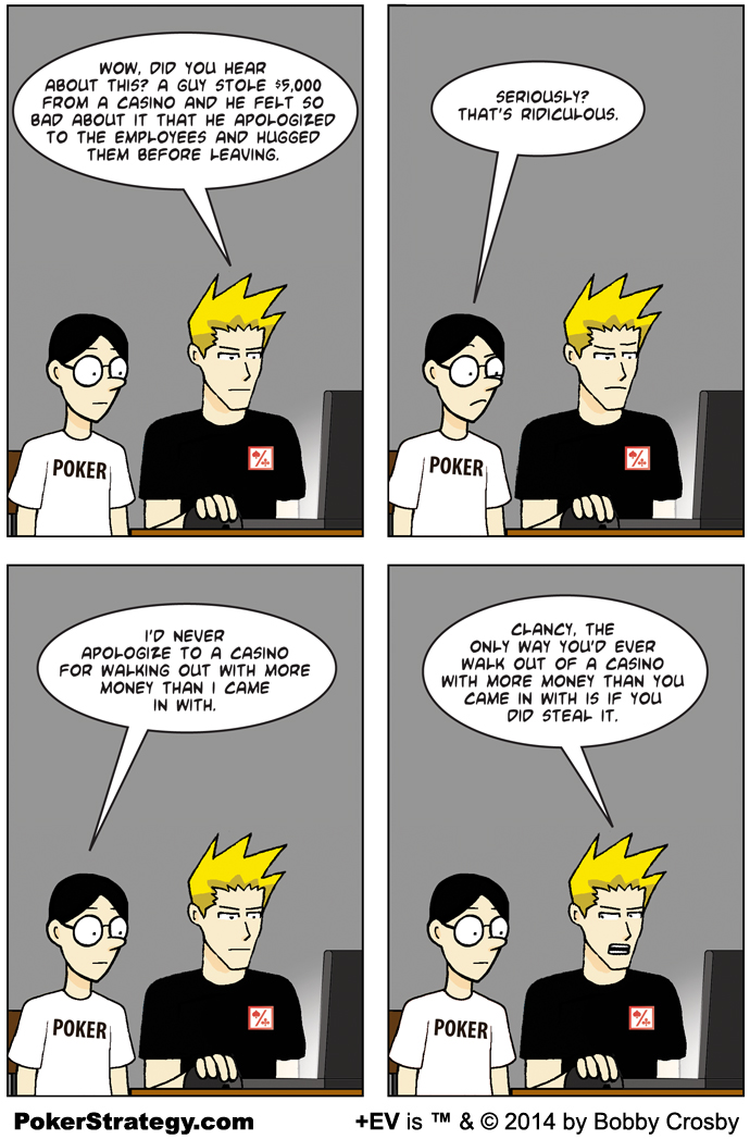 Lustige Pokercartoons