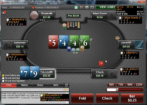 Zoom Pokerstars Fallout Live Session