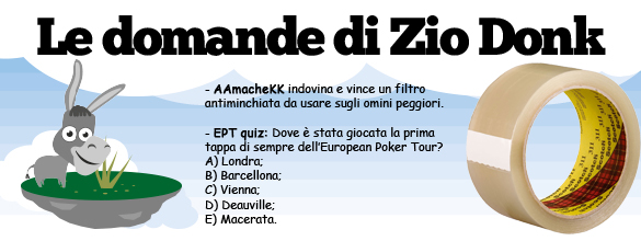 Le domande dello Zio Donk Le domande dello Zio Donk