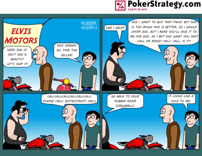 Lustige Pokercartoons