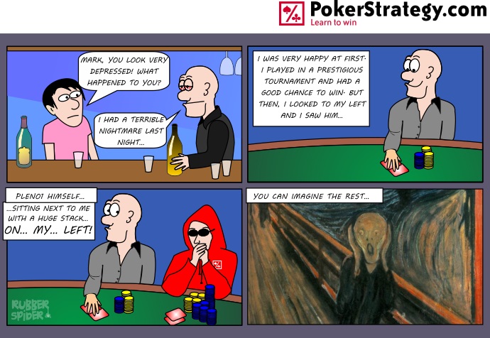 Funny Poker Cartoons Opponent