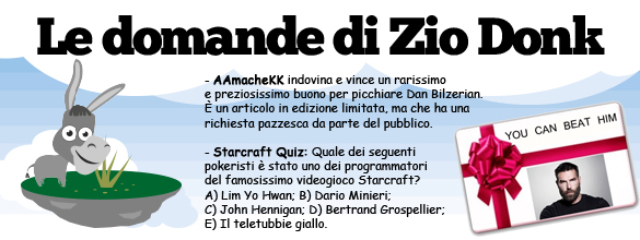 Le domande dello Zio Donk Le domande dello Zio Donk