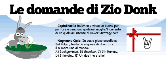 Le domande dello Zio Donk Le domande dello Zio Donk