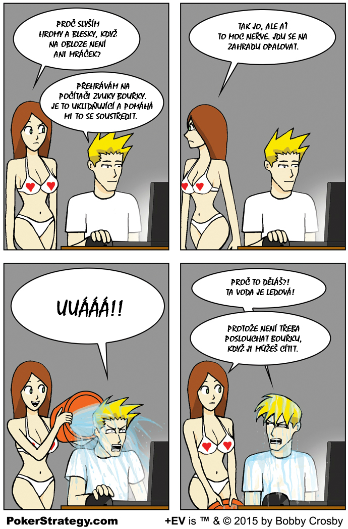 Vtipn&yacute; pokerov&yacute; komiks C&iacute;tit