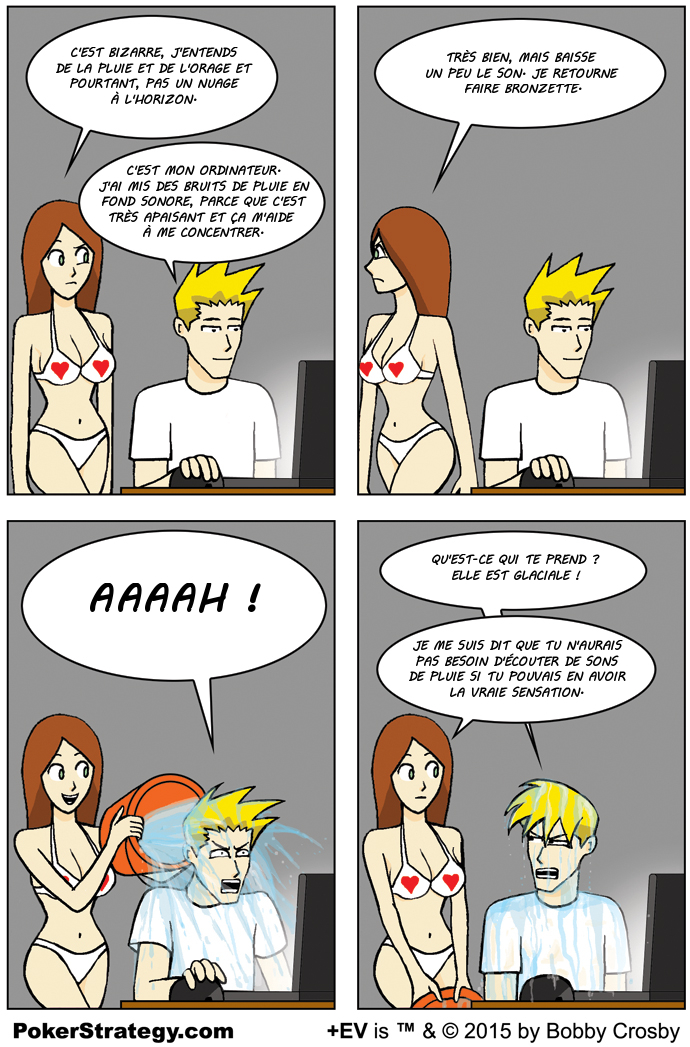 BD de poker humoristique Sensations