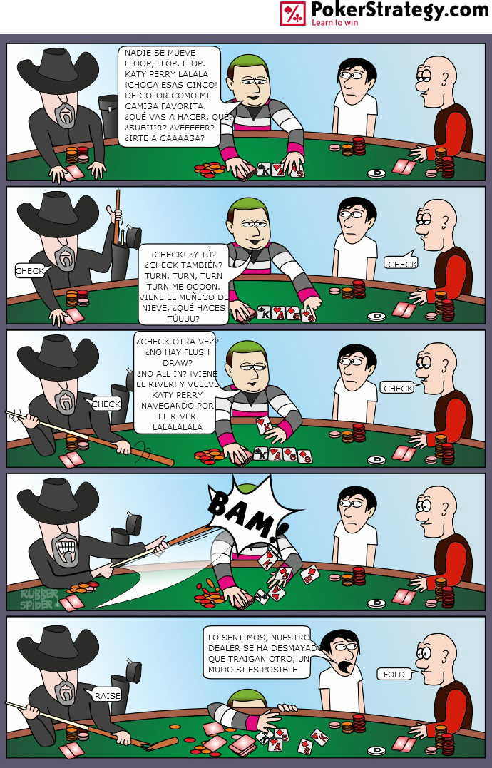 Tiras de poker divertidas Dealer