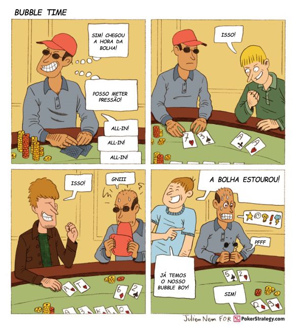 Tirinhas de poker divertidas Bolha