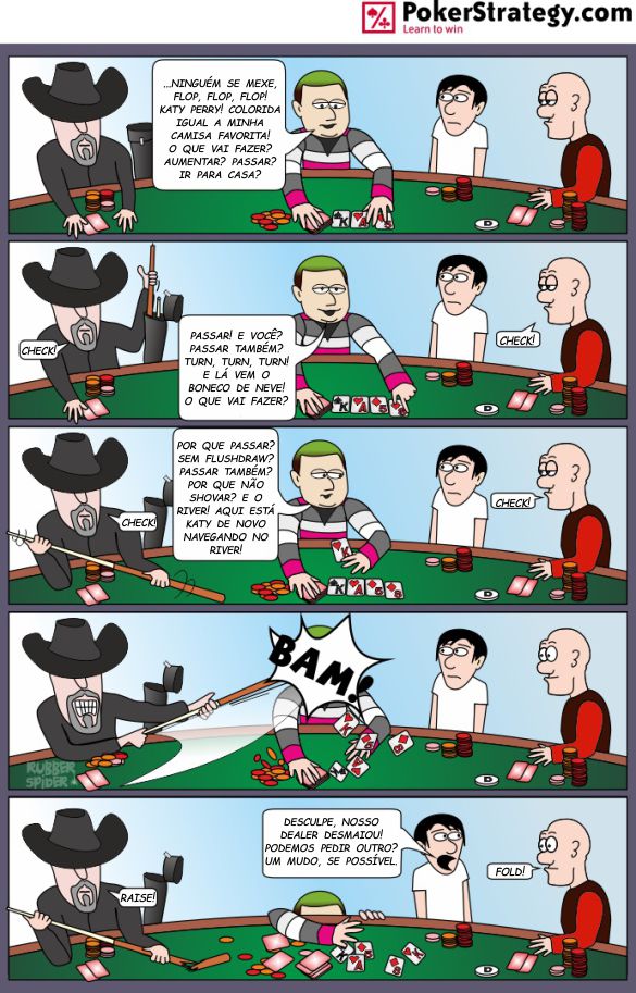 Tirinhas de poker divertidas Dealer