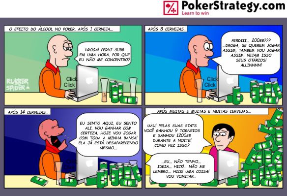 Tirinhas de poker divertidas &Aacute;lcool