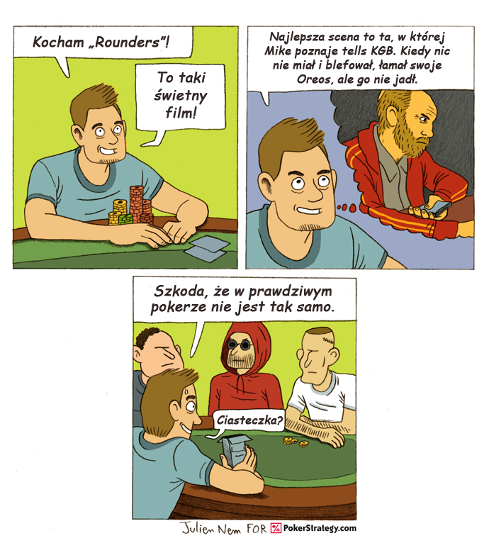 Śmieszny Pokerowy Komiks Rounders