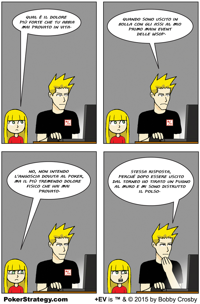 Vignette Divertenti sul Poker Dolore