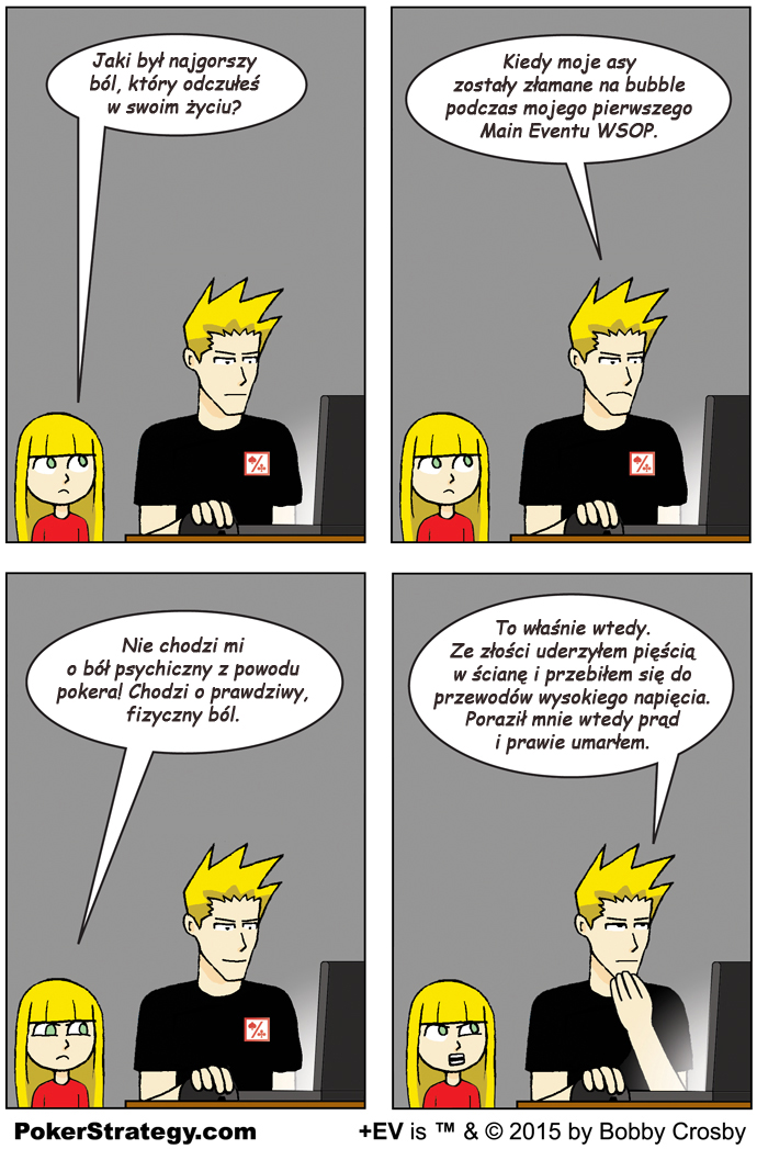 Śmieszny Pokerowy Komiks B&oacute;l