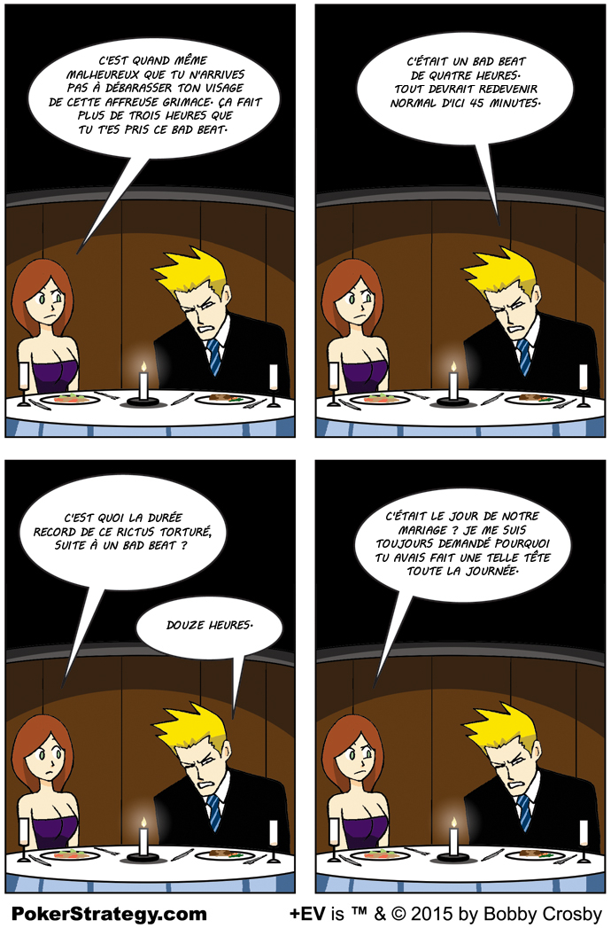 BD de poker humoristique Bad beat