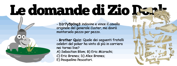 Le domande dello Zio Donk Le domande dello Zio Donk